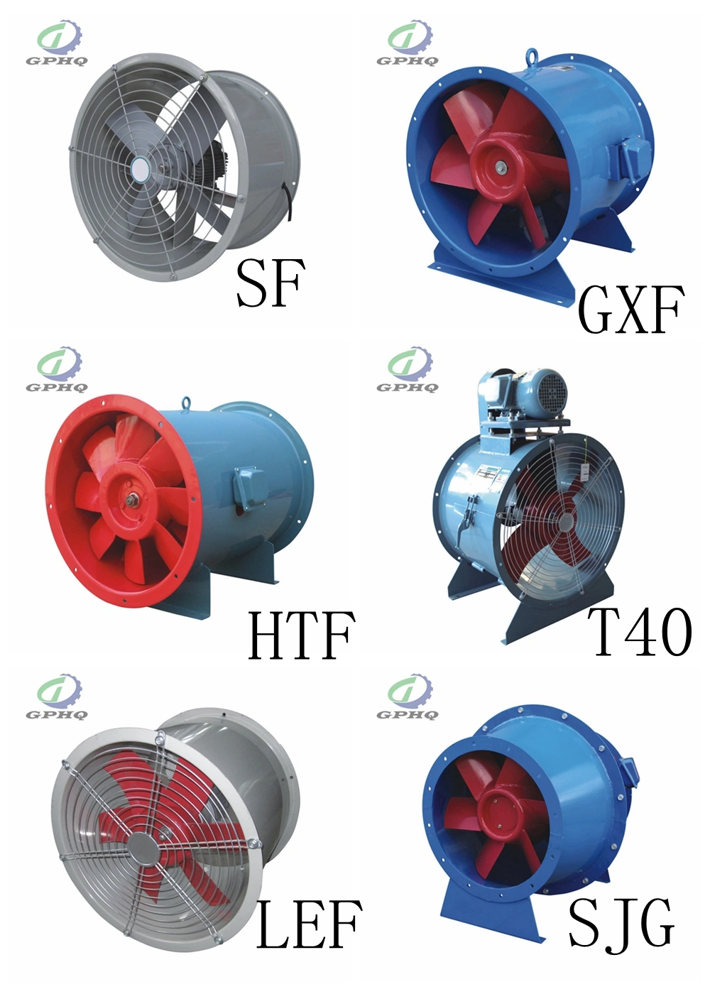 Low Noise Axial Flow Fan for Marine/Industrial Ventilation